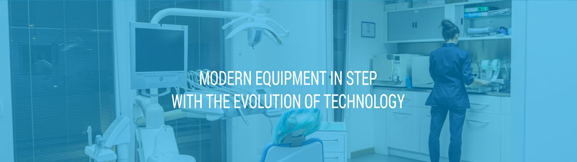 modern equipment in step with the evolution of technology